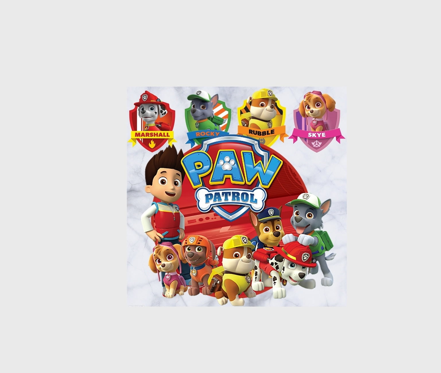 ansøge Turist virksomhed Paw Patrol Named Characters Personalized Edible Cake Topper Image  ABPID00029V1 - Walmart.com