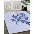 thumbnail image 3 of Ahgly Company Machine Washable Indoor Round Transitional Lavender Blue Area Rugs, 7' Round, 3 of 7