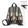 thumbnail image 5 of FORMRS Kids School Backpack with Front Zippered Pocket 12" Student Travel Daypack, Cute Snowmen, 5 of 6