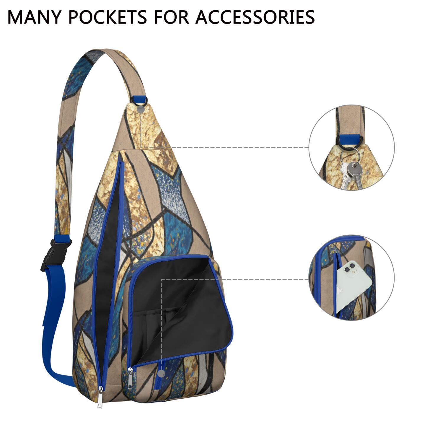 Small Sling Bag AntiTheft Sling Shoulder Bag Gym Sports Travel Hiking Daypack Chest Bag Small Backpack for Outdoor Enthusiasts