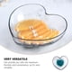 thumbnail image 3 of ColoMX Titular del postre del hogar con forma de corazón plato plato de ensalada de vidrio creativo, 3 of 8