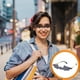 thumbnail image 3 of KAKOWELY Gafas de sol de moda con forma de murciélago, gafas novedosas sin montura, gafas, 3 of 5