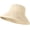 Khaki, variant on CoCopeaunts Classic Wide Brim Bucket Hat Women Summer Outdoor Travel Fisherman Hat Ladies Casual Sun Protection Beach Hats