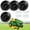 4 pcs w/Hardware Kits, variant on Kojem 4PCS Deck Wheels for John Deere SRX75 SRX95 W/ Hardware Kits M111489 M84690 Lawn Mower Tractor