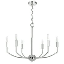 FX-3807-6 Cal Lighting Maxton - 6 Light Chandelier In Modern Style-19 Inches Tall and 26 Inches Wide