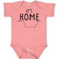 thumbnail image 3 of Inktastic It's Home- State of Iowa  Outline Distressed Text Boys or Girls Baby Bodysuit, 3 of 5