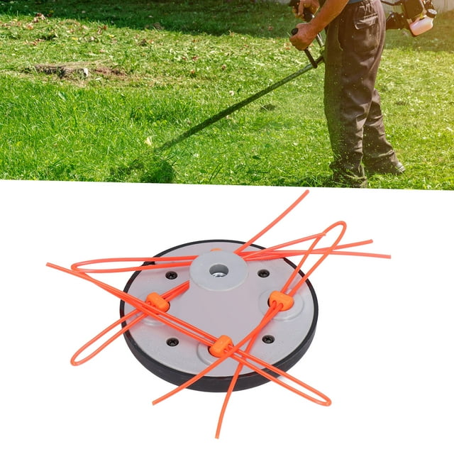 Lawn Mower Head, Universal Exquisite Simple Installation Mower Head Wear Stable for Garden