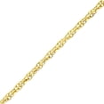 thumbnail image 2 of 9ct Gold Jewelco London Figure of 8 Infinity Link Chain Necklace 3mm, 2 of 5