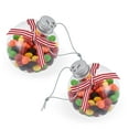 thumbnail image 5 of R N' D Toys Clear Fillable Ornaments Shatterproof Transparent Plastic Craft Ornament Balls Décor, Red, White Ribbon - DIY Christmas Sphere Pack of 24, 5 of 12