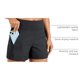 thumbnail image 4 of Shorts CRZ YOGA para mujer, ligeros, tiro medio, bolsillos con cierre de 10 cm, 4 of 6