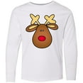 thumbnail image 3 of Inktastic Rudolph the Red Nose Reindeer Long Sleeve Youth T-Shirt, 3 of 5