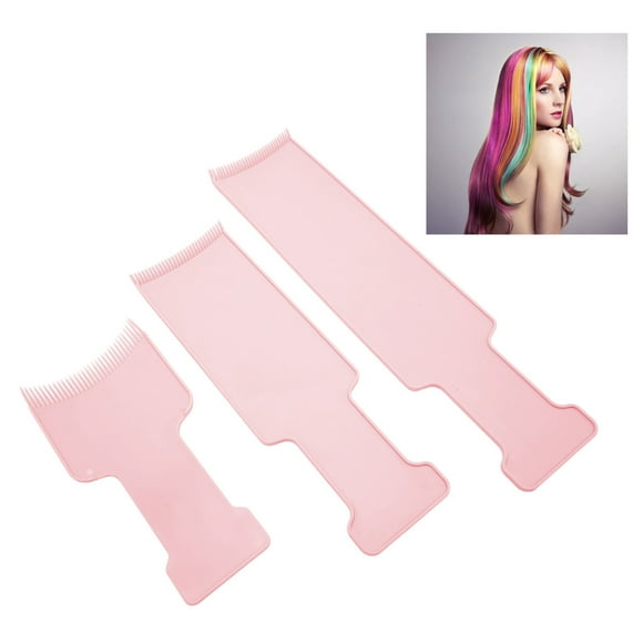 Hair Coloring Brush, 3pcs Highlighting Board Hair Board For Comb Board Highlights Boards Stylist Barber Hair Salon Hair Dye Sectioning Paddle Set Hairdressing Tool For Coloring