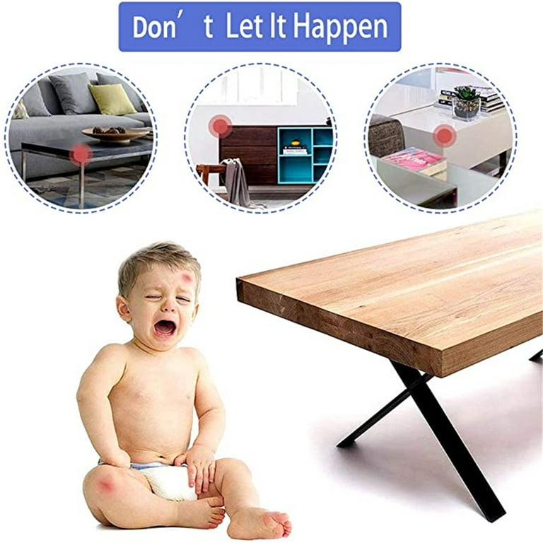 AllTopBargains 4 Corner Protector Ball Shape Baby Child Safety Cushion Table Edge Desk Guard
