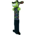 thumbnail image 6 of Multipet Halloween Loofa Green Monster Dog Toy, Squeaker, 12 inches, 6 of 8