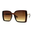 thumbnail image 2 of Womens Luxury Butterfly Rhinestone Bling Diva Sunglasses All Brown, 2 of 4