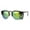 tortoise yellow, variant on Mens Retro Half Horn Rim Hipster Elegant Designer Nerdy Sunglasses Black Green