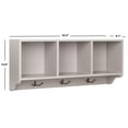 thumbnail image 3 of SAFAVIEH Alice Modern Wall Shelf with Three Storage Compartments (33.5 in. W x 9.1 in. D x 15 in. H), 3 of 6