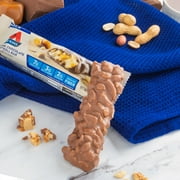 Atkins Snack Bar, Caramel Chocolate Nut Roll, 7g of Protein, Keto Friendly, 8 Count