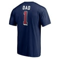 thumbnail image 3 of Men's Navy Columbus Blue Jackets Number One Dad Logo T-Shirt, 3 of 3