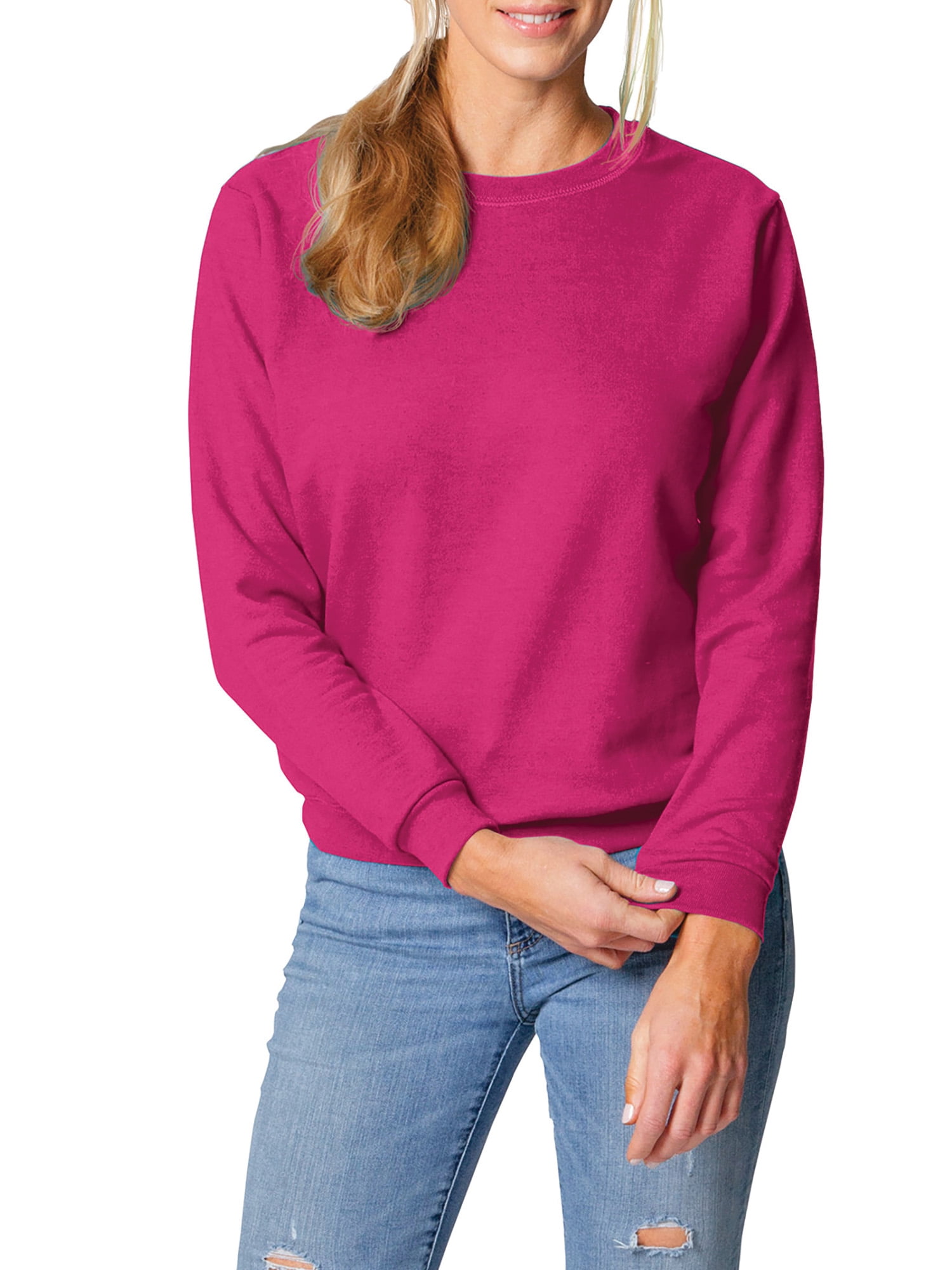 Gildan - Gildan Women's Athleisure Soft Cotton Crewneck Fleece ...