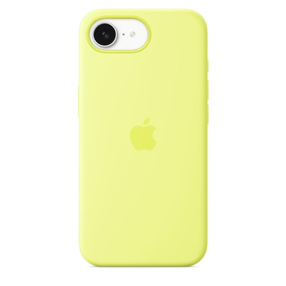 Funda de Silicona Apple iPhone 16e Amarillo Neón
