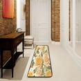 thumbnail image 6 of Long Floor Mat Hallway Carpet 72x24 Inch Area Carpet Non-slip Entrance Carpet Washable Door Mat Kitchen Bedroom Living Room Cartoon Gold Roses, 6 of 7
