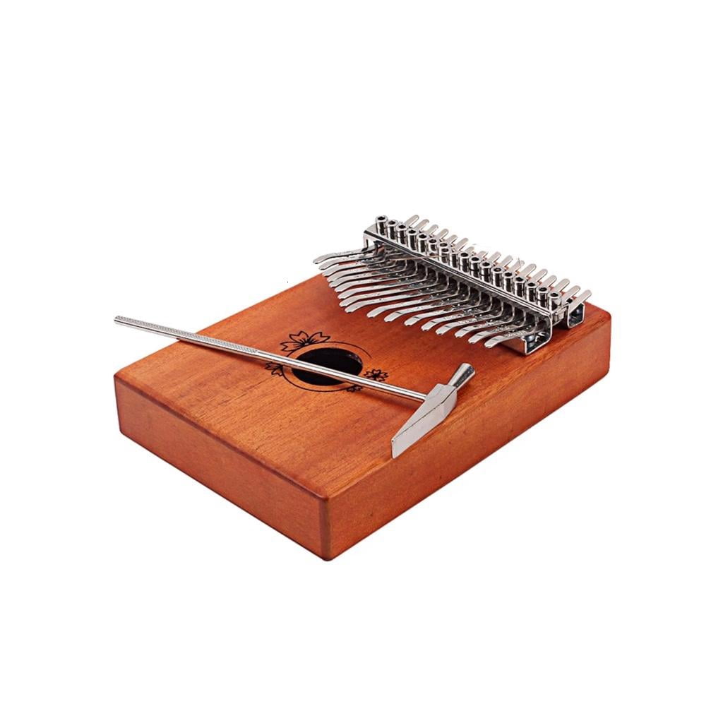 Yihuala Portable Wooden Kalimba 17 Keys Pocket Thumb Piano Adults & Music Beginners