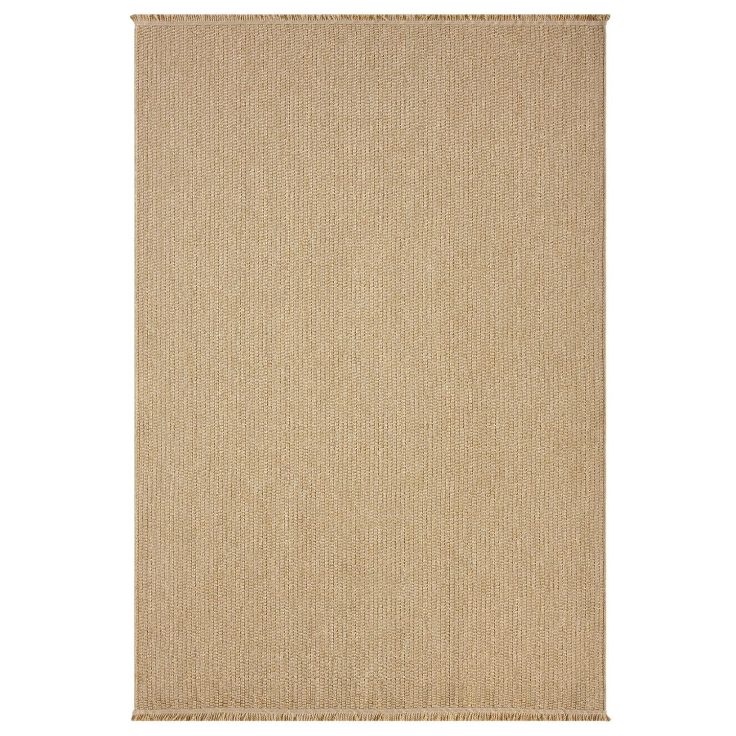 Luxe Weavers Modern Farmhouse Jute 8x10 Area Rug Neutral Fringe Carpet