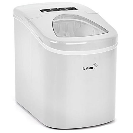 Ivation Portable Ice Maker w/Easy-Touch Buttons for