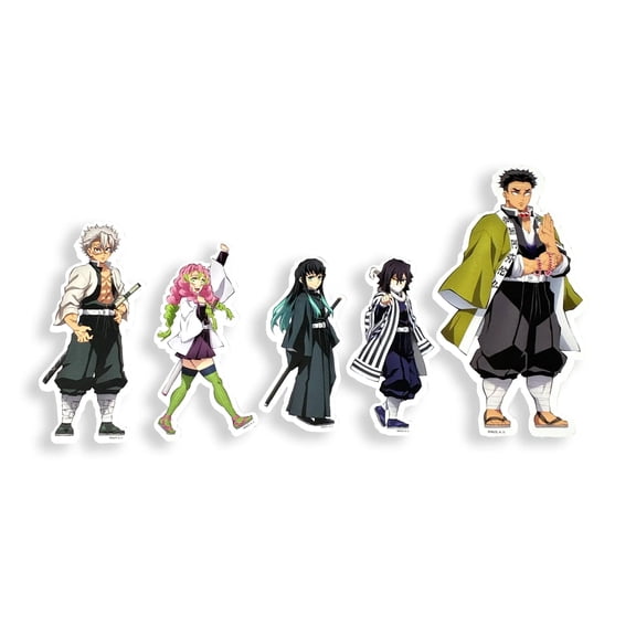 Demon Slayer Hashira (Muichiro, Mitsuri, Obanai, Gyomai, Sanemi) Sticker Pack