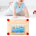 thumbnail image 3 of Juego de rompecabezas deslizante de colores y formas con tarjeta de doble cara para niños Mar, 3 of 8