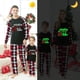 thumbnail image 1 of Pijama navideño a juego para la familia, luminoso, brillante, con mi tubo, Rojo, 1 of 3