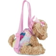 thumbnail image 3 of Poochie And Co Little Girls Plush Animal Shaped Purse, Kids Fashion Handbags - Tan Lab Tutu, 3 of 3