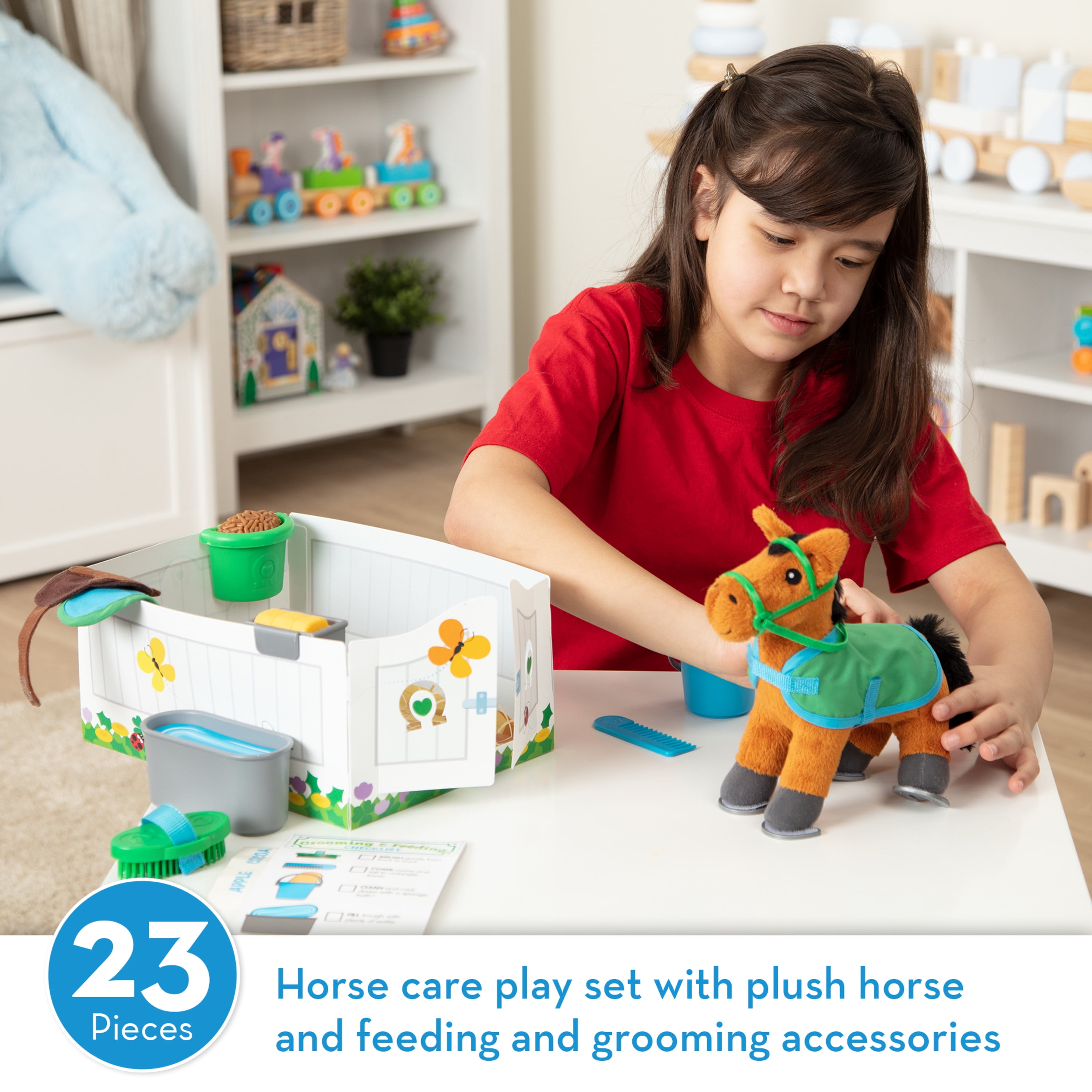 Melissa and doug horse care sale set