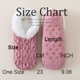 thumbnail image 3 of Women's Cozy Non Slip Low Cut Socks, Warm Fluffy Lined Indoor Floor Slipper Socks for Bedroom Daily Use Gray One Size, 3 of 4