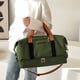 thumbnail image 5 of Bolsa de viaje verde de gran capacidad: compartimento para zapatos, separación seca y húmeda, plegable, organizador de gimnasio deportivo, 5 of 6