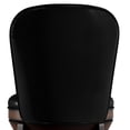 thumbnail image 6 of Bowery Hill 30.5" Transitional Wood/Faux Leather Swivel Bar Stool in Chestnut, 6 of 9