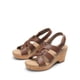 thumbnail image 5 of Sandalias de Cuña DREAM PAIRS DWUMWS2511 Marrón con Tacón de Corcho de 7.5 cm, 5 of 8