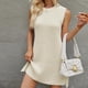 thumbnail image 1 of Vestido sin mangas para mujer minivestido de cóctel tejido a la moda Vestidos femeninos sueltos FLhrweasw Nuevo, 1 of 7