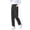 Black, variant on Girls Waterproof Pants, Uv Sunscreen Outdoor Trousers With Elastic Waist & Pockets, Medium To Large Kids Protective Pants Green 7-8 Years