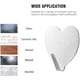 thumbnail image 5 of Ganchos elegantes en forma de corazón, ganchos de pared decorativos para la cocina del hogar, ganchos colgantes robustos de acero inoxidable de alta calidad, fácil instalación con autoadhesivo,, 5 of 8