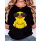 thumbnail image 1 of Playera Deportiva Manga Corta Mujer Dry-FitWomen'S T-Shirt, "Three-Dimensional Love Elephant Fish Dr Seuss" Print, Retro Minimalist Fashion, Round Neck, Casual Comfort, Sports Short-Sleeved T-ShirtF, 1 of 7