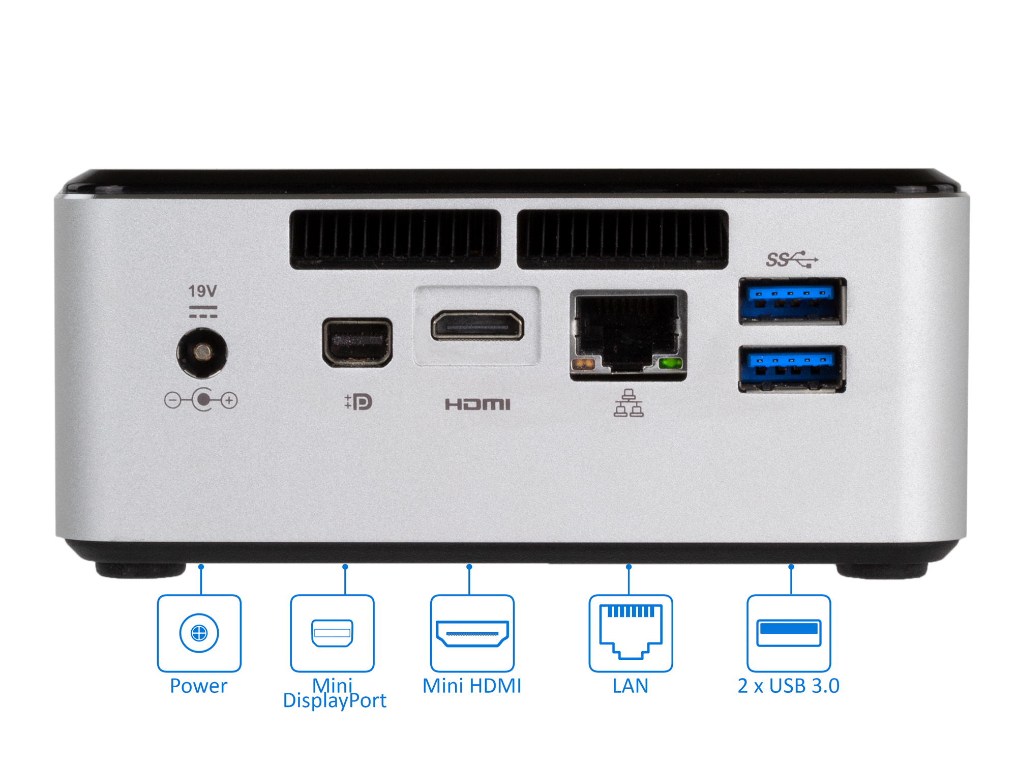 Intel NUC Mini Core D34010WYKH i3-4010U - SSD, HDMI, D34010WYK PC 