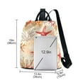 thumbnail image 3 of FORMRS Women's Travel Backpack Purse Anti-Theft Hidden Pockets Casual Shoulder Bag, Orange Starfish, 3 of 7