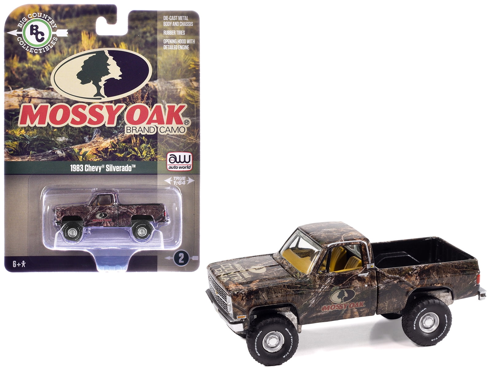 Auto World 2020 Chevy Silverado Z71 LT Trail Boss, Orange, 1/64