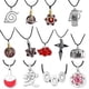 thumbnail image 4 of Collar de figuras de acción de Anime Naruto para niños, anillo, accesorios de Cosplay, Uzumaki, Zumaki, Shuriken, Kakashi, joyería, regalo de juguete, 4 of 5