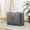 Dark Gray, variant on kladzum Large Reusable Storage Bags with Strong Handles & Zippers, Heavy Duty Washable Moving Bag, Closet, Underbed Organizer for Bedding, Blanket, Storage Bag