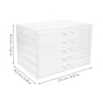 thumbnail image 2 of Jewelry Organizer Acrylic Makeup Storage Organizer with Drawers for Desktop Use, 2 of 5