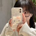 thumbnail image 2 of Sanrio-funda de Hello Kitty con soporte 3D para iPhone, 15, 14, 13, 11, 12 Pro Max, Mini, XS, XR, 7, 8 Plus, SE2, cubierta transparente a prueba de golpes, Y2K, 2 of 5