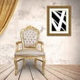 thumbnail image 3 of Alvarez, Genesis 11x14 Gold Ornate Wood Framed with Double Matting Museum Art Print Titled - Lines IV, 3 of 4